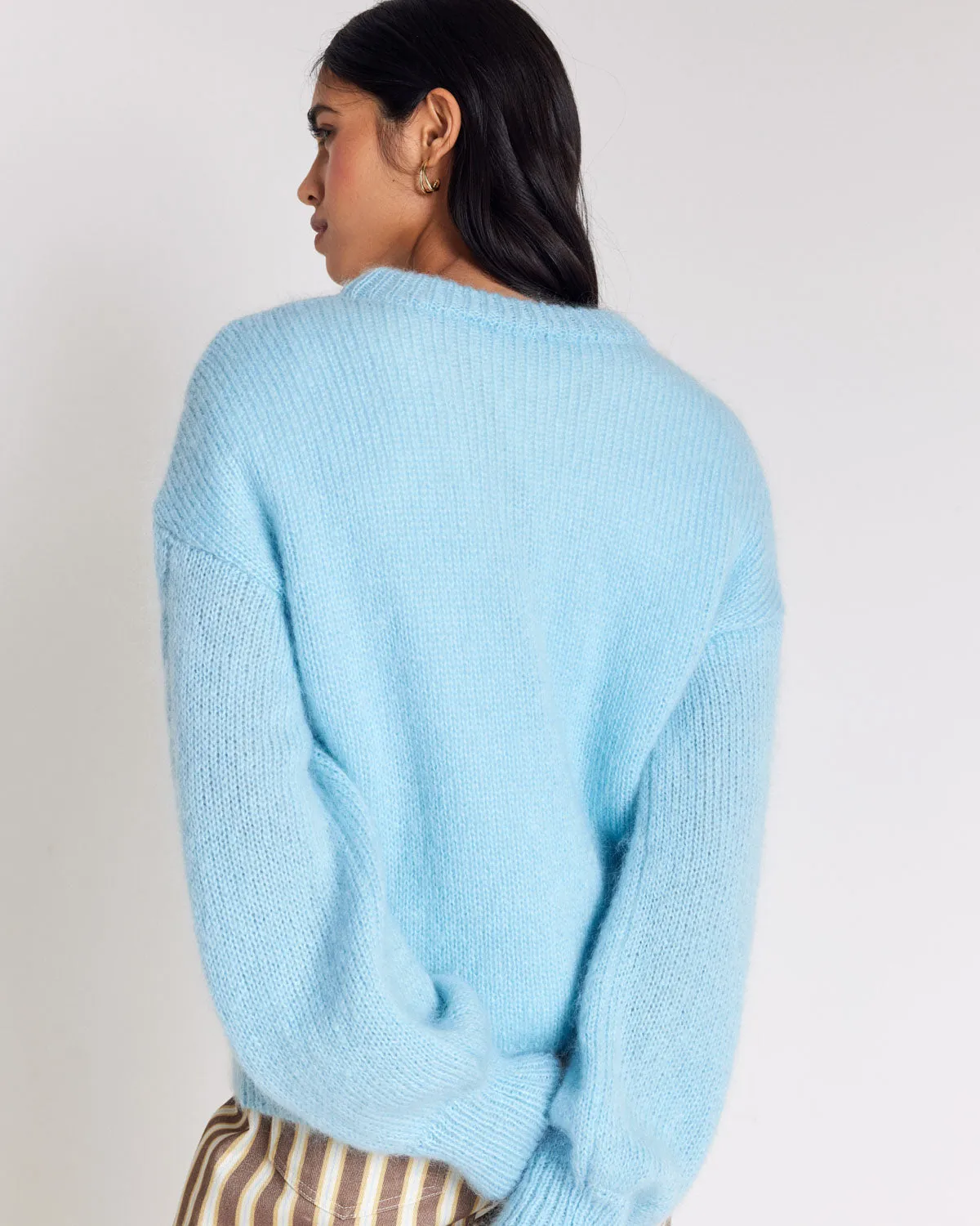 Sky blue Arthur sweater sold by Balzac Paris product image thumbnail 5