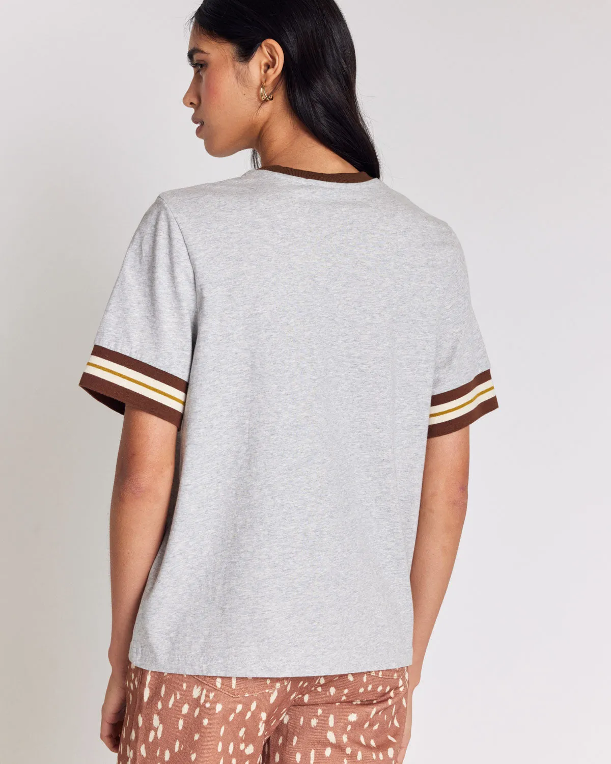 Tom heather grey t-shirt sold by Balzac Paris product image thumbnail 5