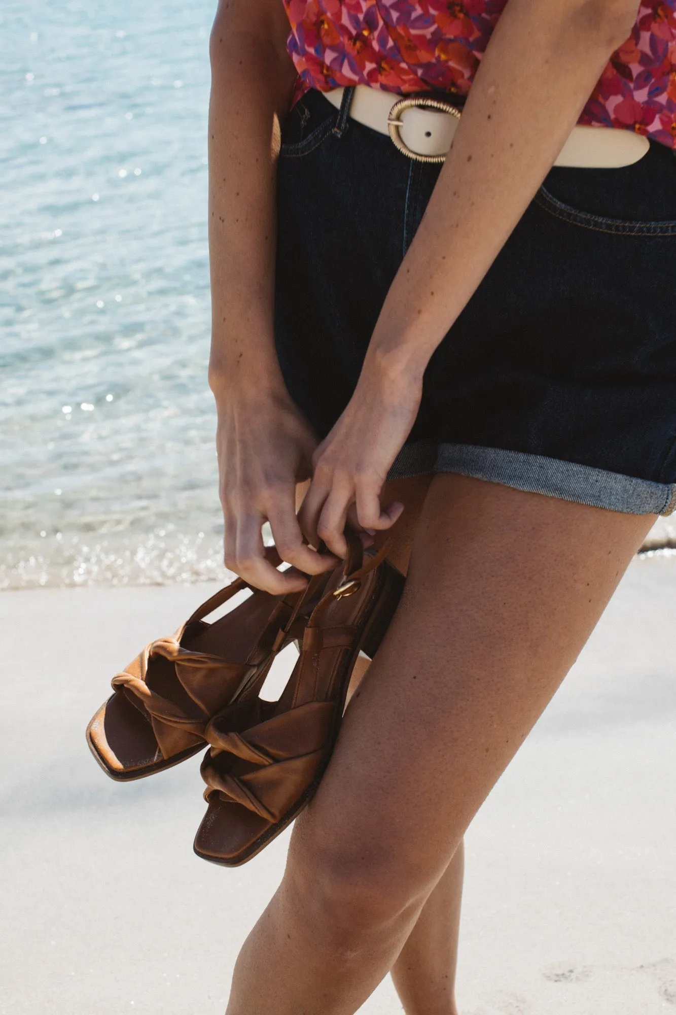 Gerhy cognac sandals sold by Balzac Paris product image thumbnail 2