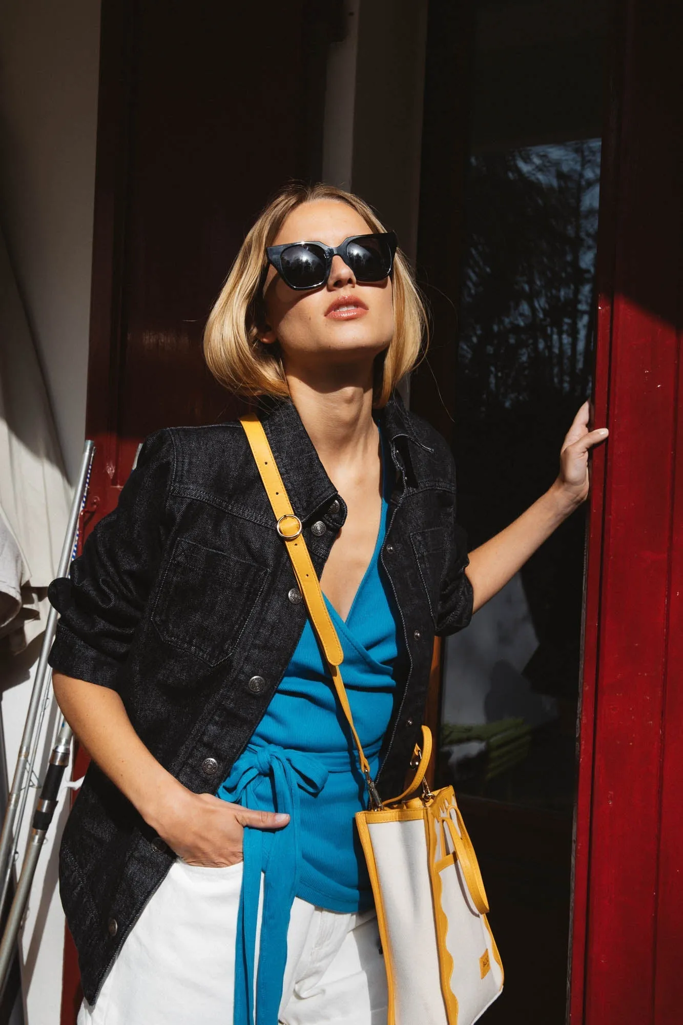 Blue Maggie top sold by Balzac Paris product image thumbnail 5