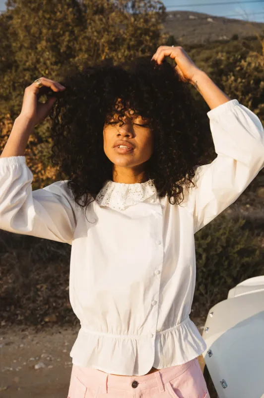 Imelda natural white shirt made by Balzac Paris