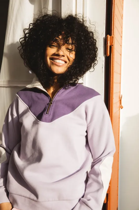 Ugolin lilac sweatshirt made by Balzac Paris