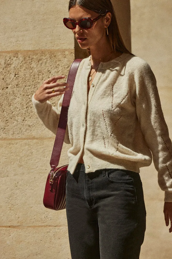 Ecru Caleb cardigan sold by Balzac Paris product image thumbnail 2