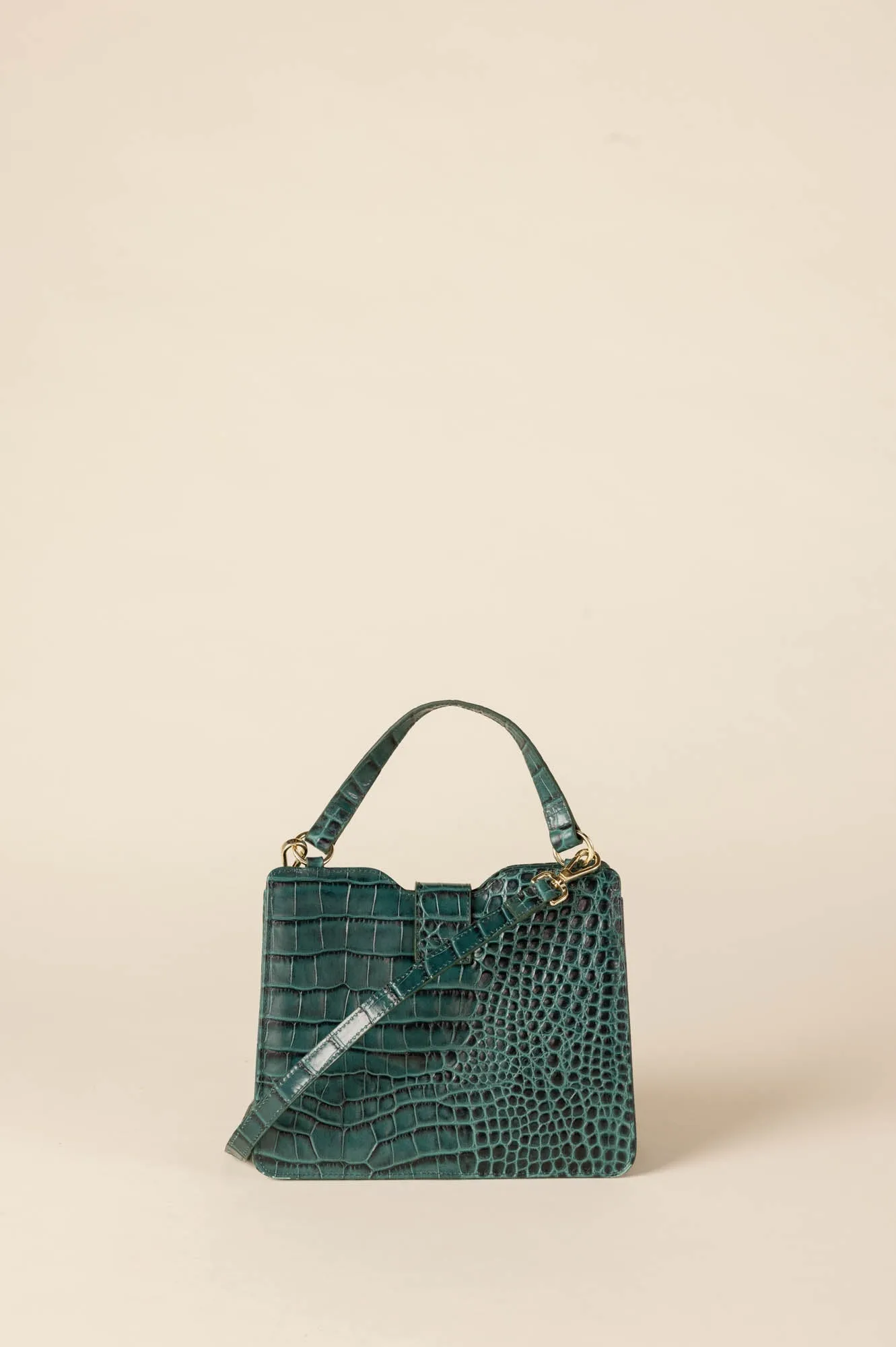 Embossed green Jacob bag sold by Balzac Paris product image thumbnail 4