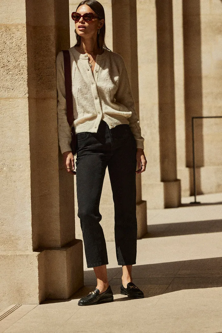 Ecru Caleb cardigan sold by Balzac Paris product image thumbnail 4