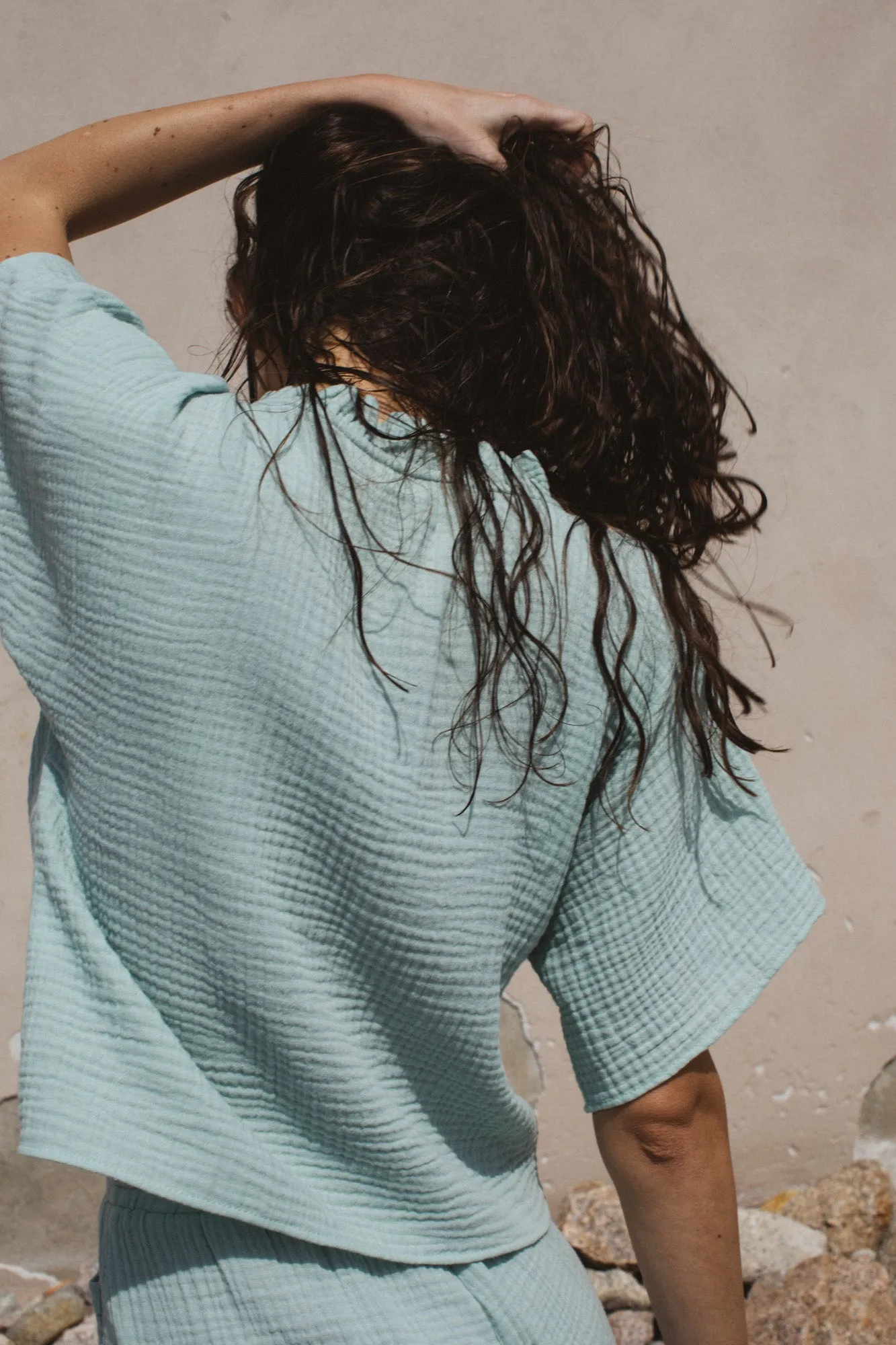 Water green Gropius shirt sold by Balzac Paris product image thumbnail 2