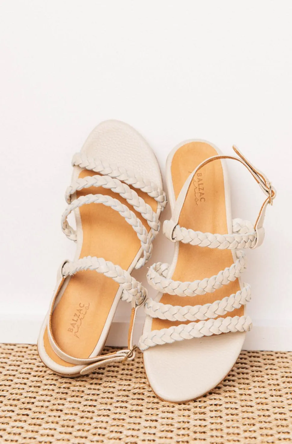 Lilia ecru sandals sold by Balzac Paris product image thumbnail 2