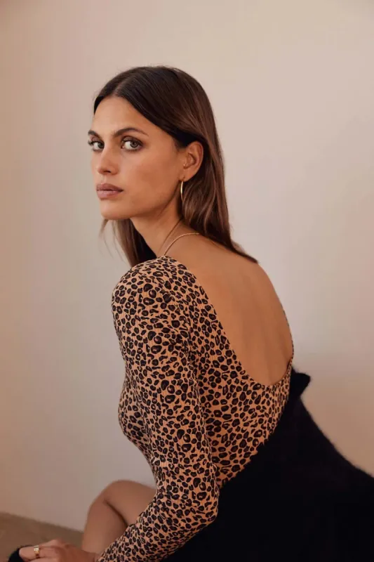 Brol leopard bodysuit sold by Balzac Paris