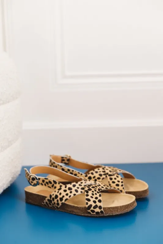Cheetah Moreau sandals sold by Balzac Paris