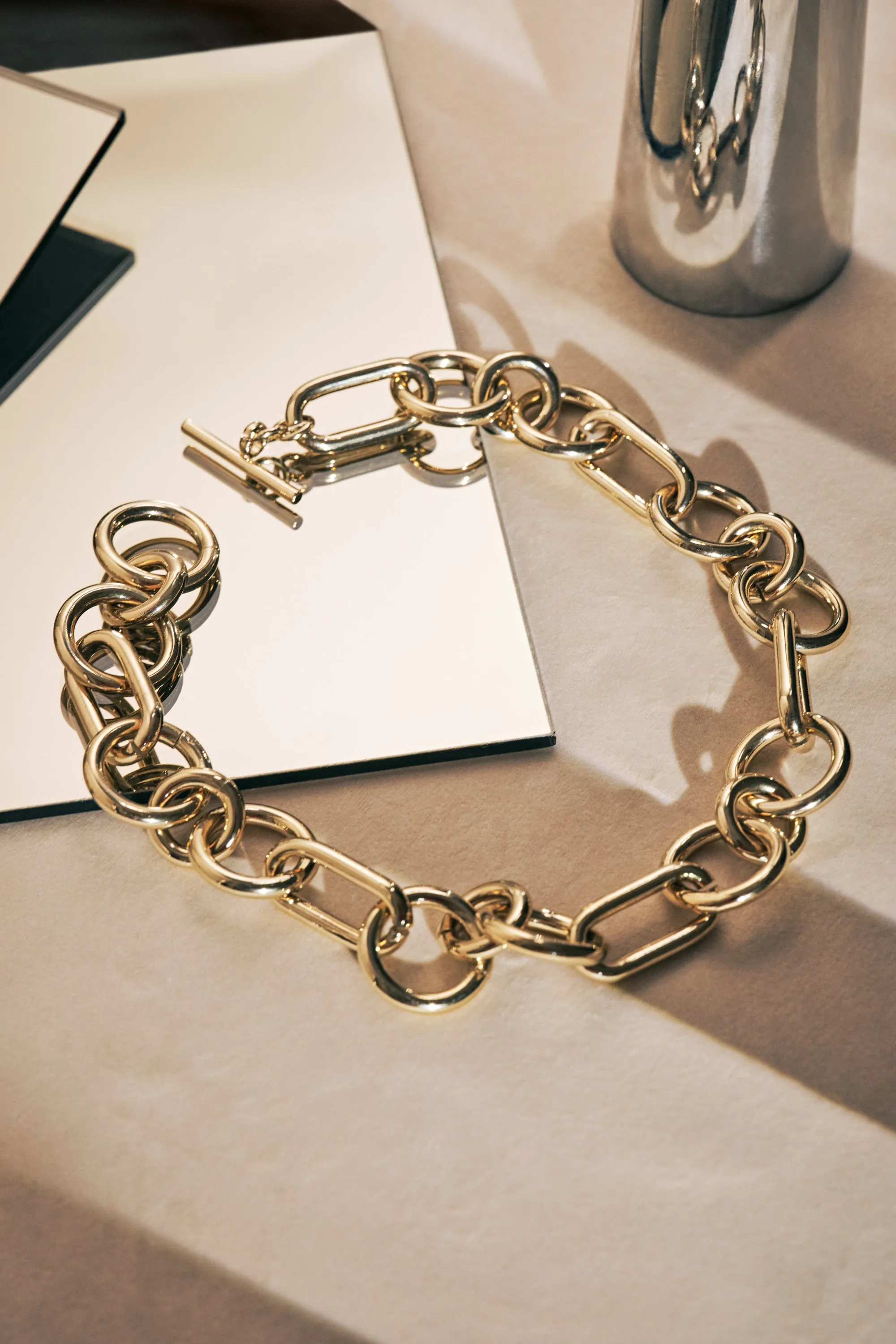 Golden Hélène necklace sold by Balzac Paris product image thumbnail 5