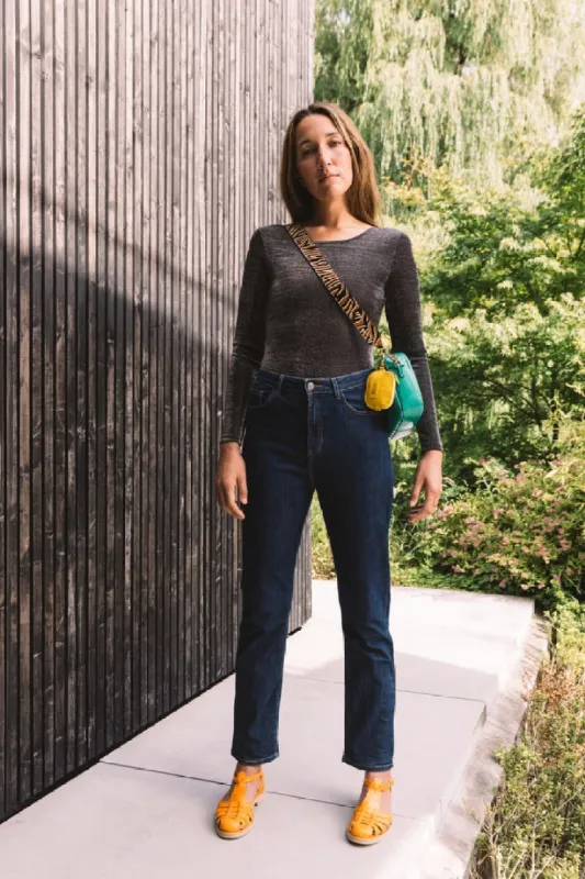 Black brol bodysuit made by Balzac Paris