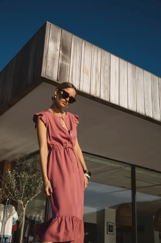 Powder pink Aimée dress sold by Balzac Paris