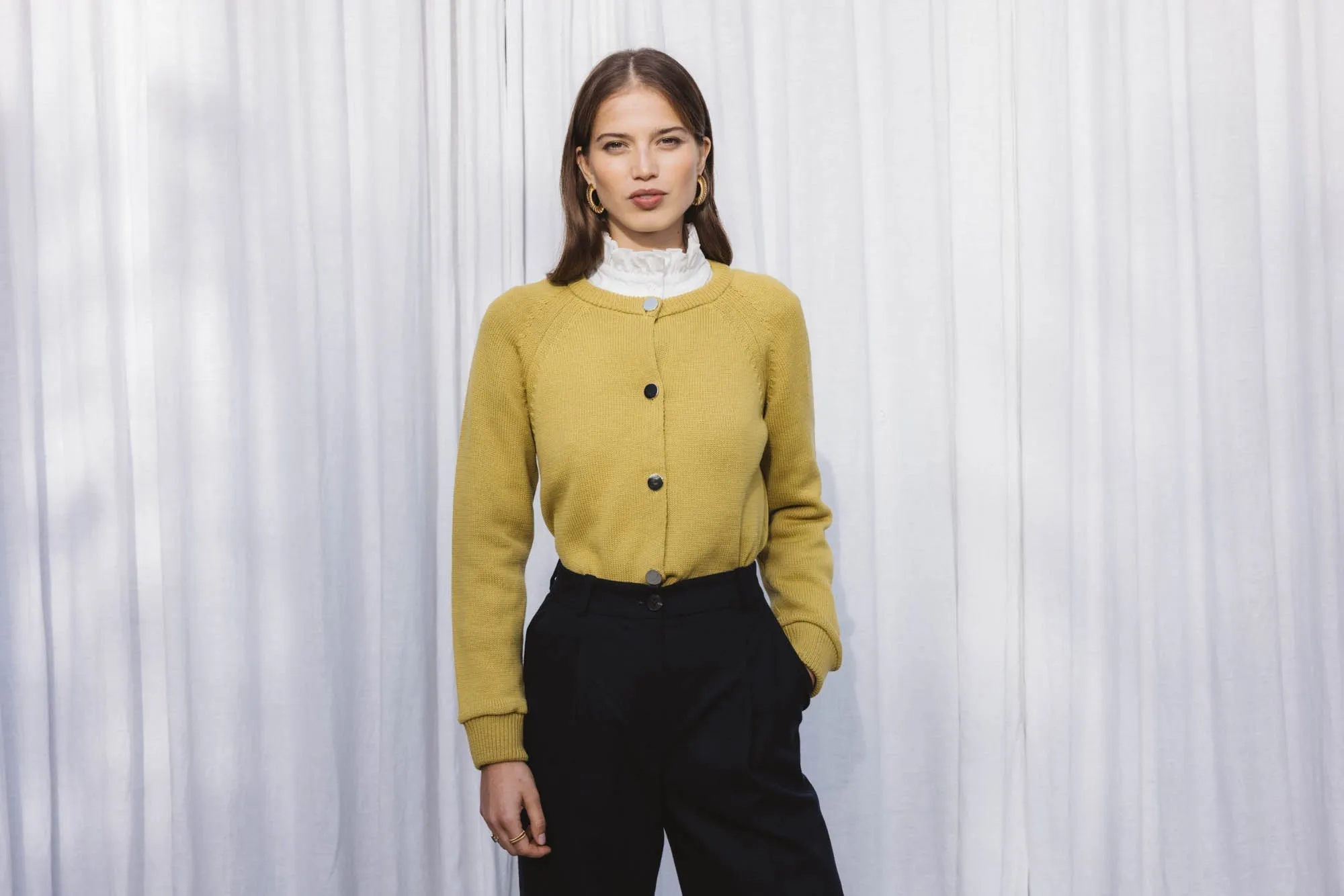 Bonte anise cardigan sold by Balzac Paris product image thumbnail 5