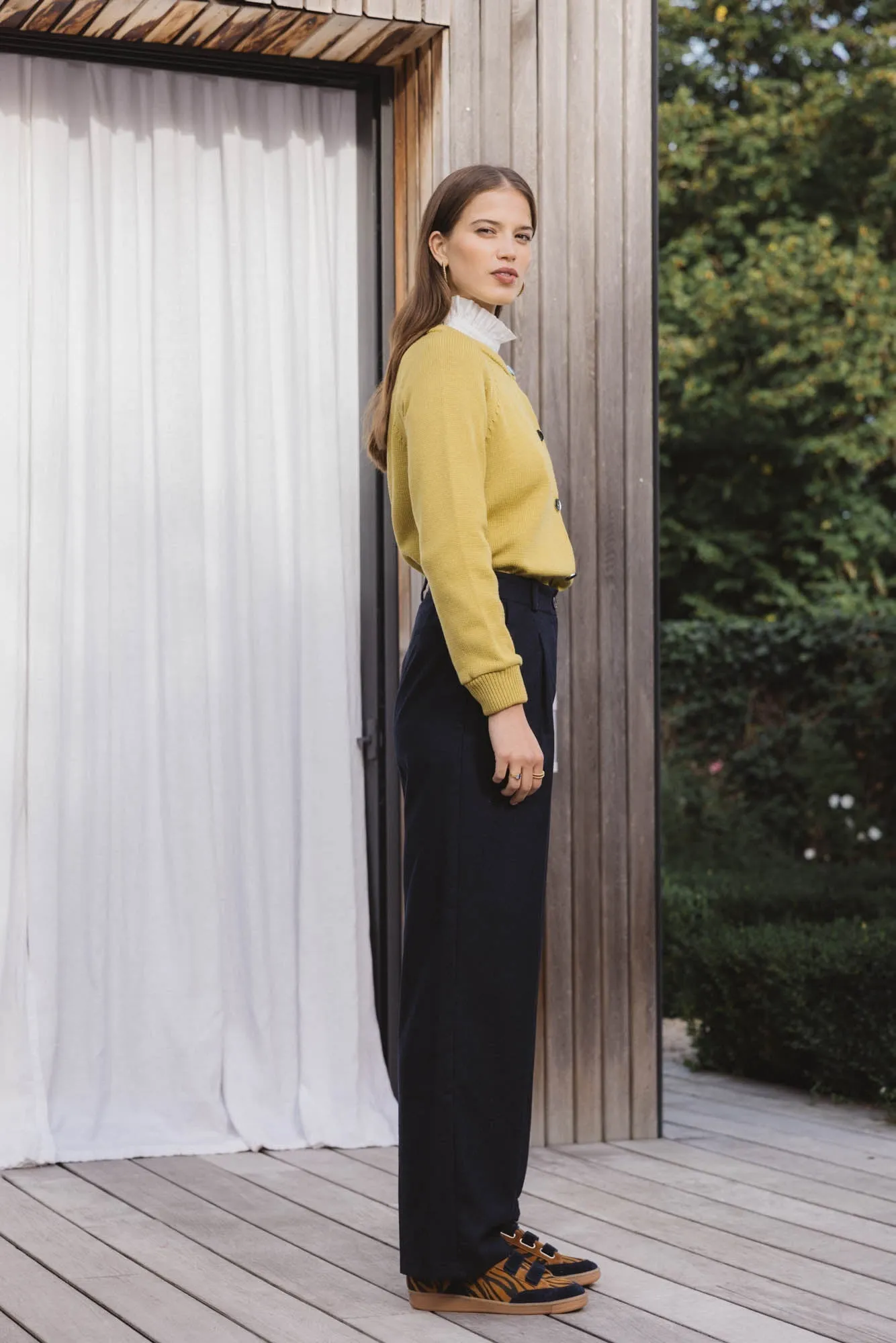 Bonte anise cardigan sold by Balzac Paris product image thumbnail 3