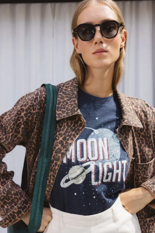 Cosmos navy t-shirt made by Balzac Paris