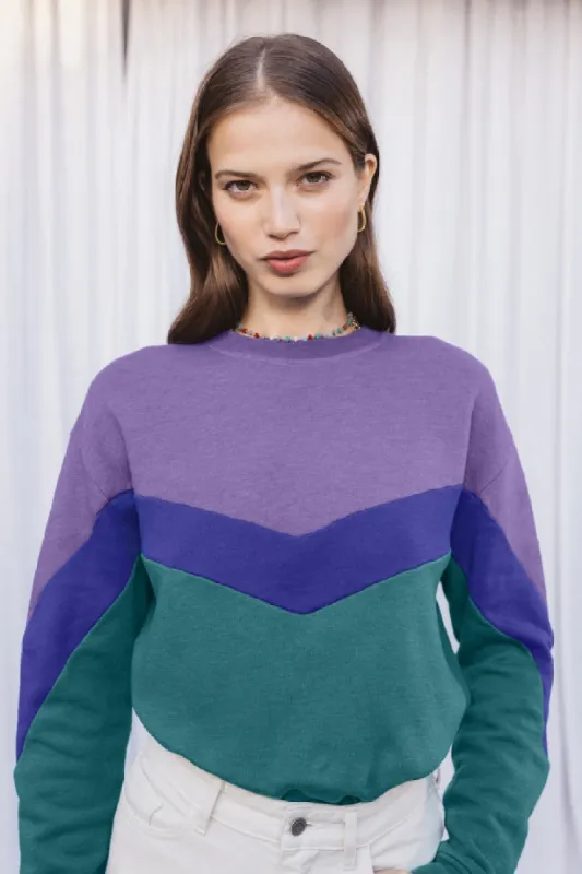 Neo Harlow navy sweatshirt made by Balzac Paris