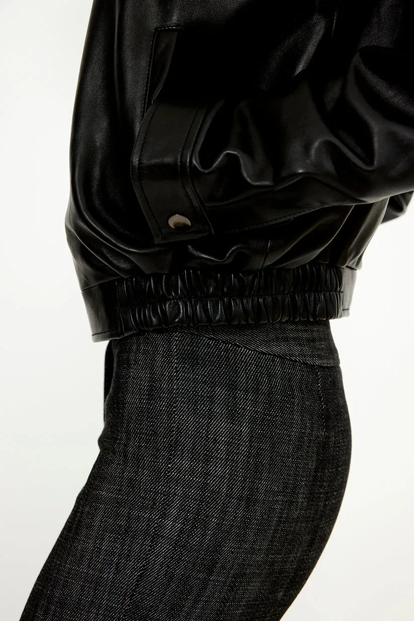 leather bombers fresca sold by Musier Paris product image thumbnail 2