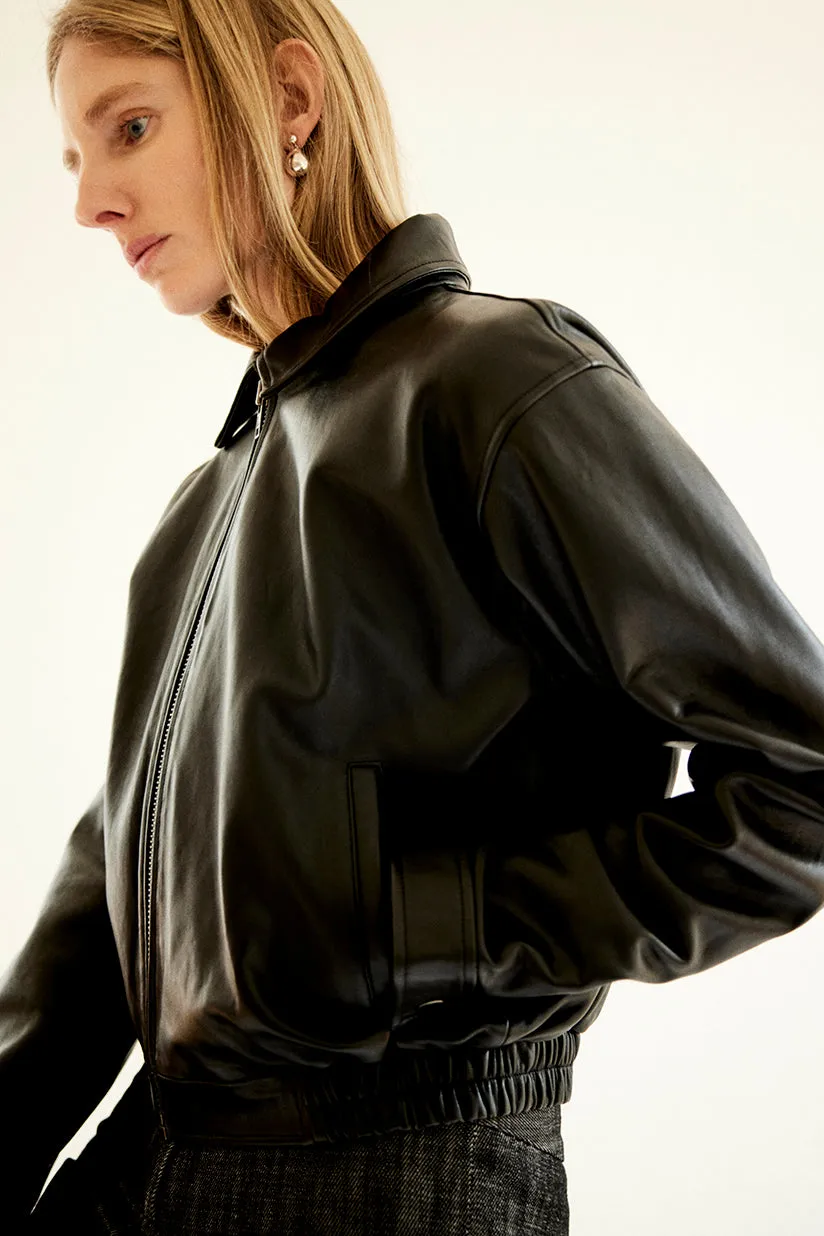 leather bombers fresca sold by Musier Paris product image thumbnail 4