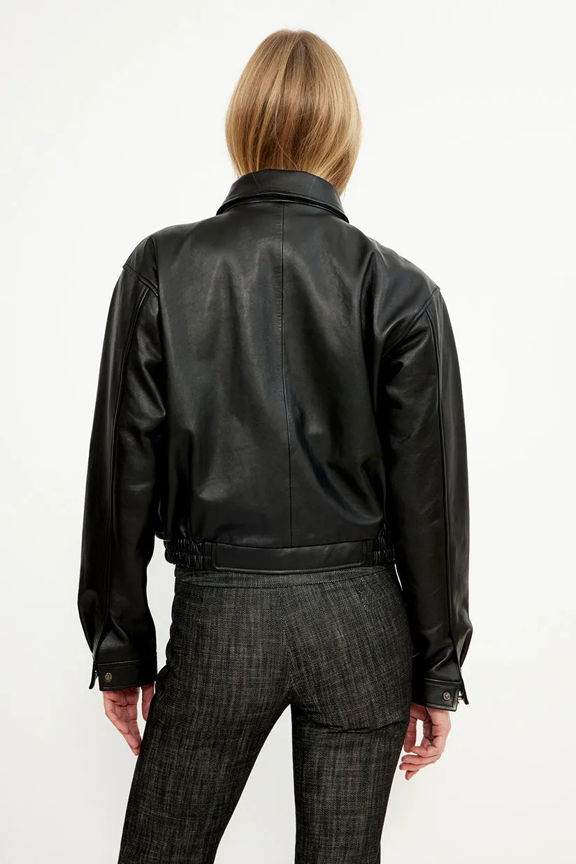 leather bombers fresca sold by Musier Paris product image thumbnail 3
