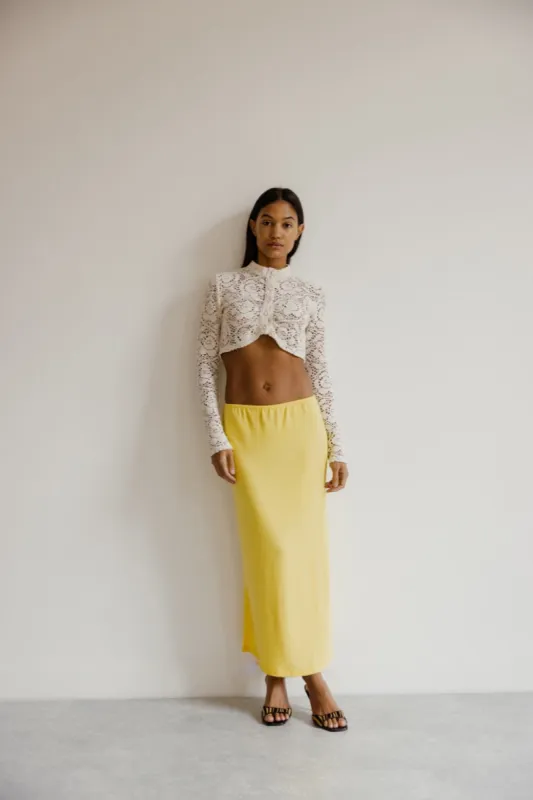 Long skirt in jersey Levant  sold by Musier Paris