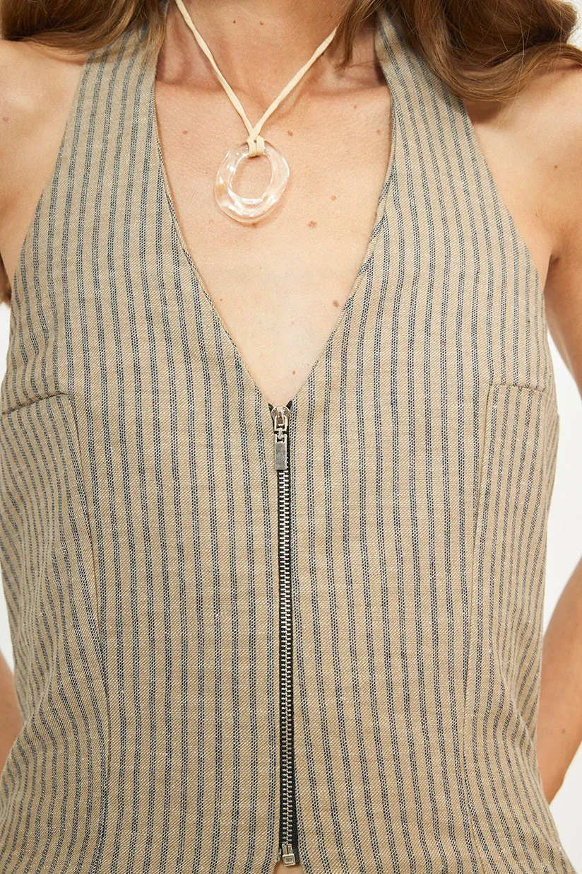 Backless vest los sold by Musier Paris product image thumbnail 3