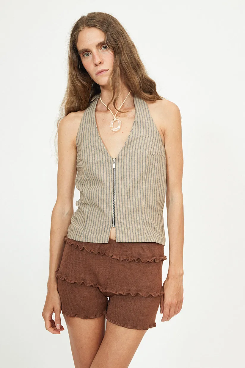 Backless vest los sold by Musier Paris product image thumbnail 2