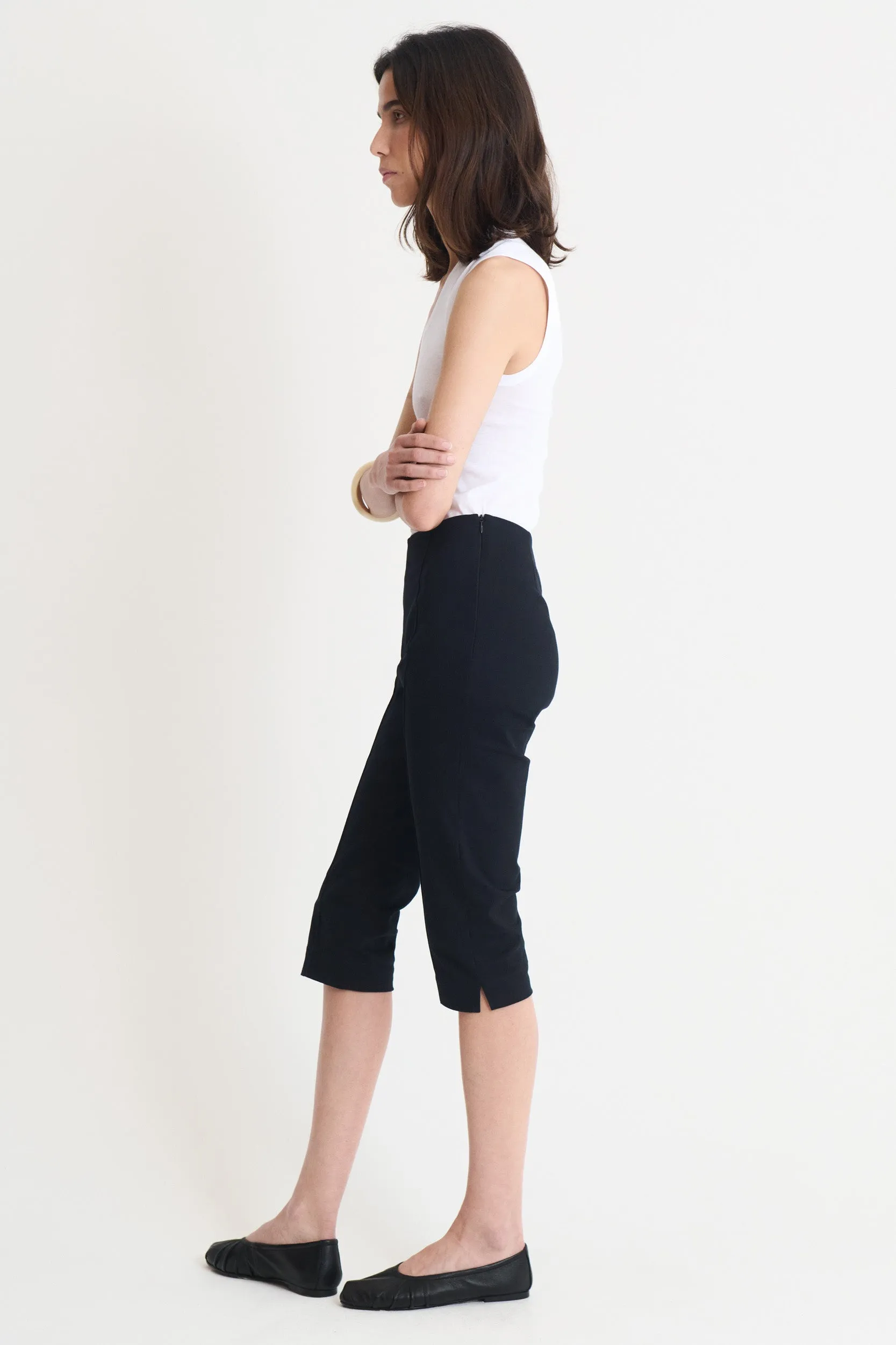 Black Capri Pants sold by Musier Paris product image thumbnail 3