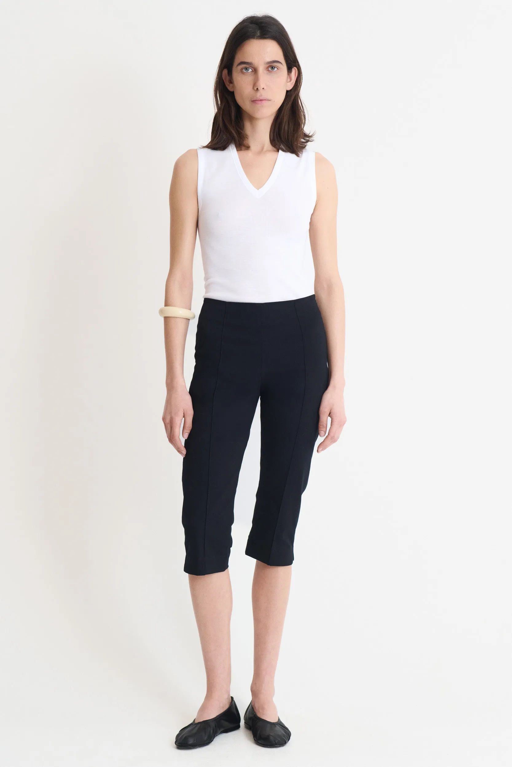 Black Capri Pants sold by Musier Paris