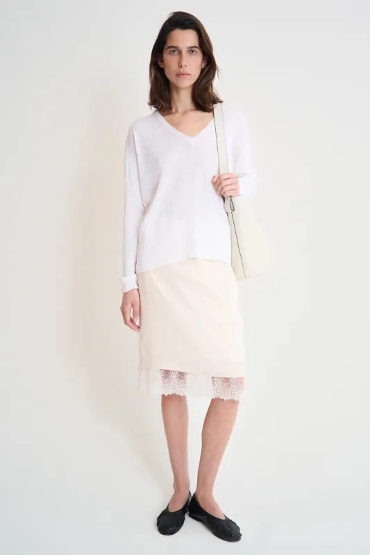 Ecru Mirage Sweater made by Musier Paris