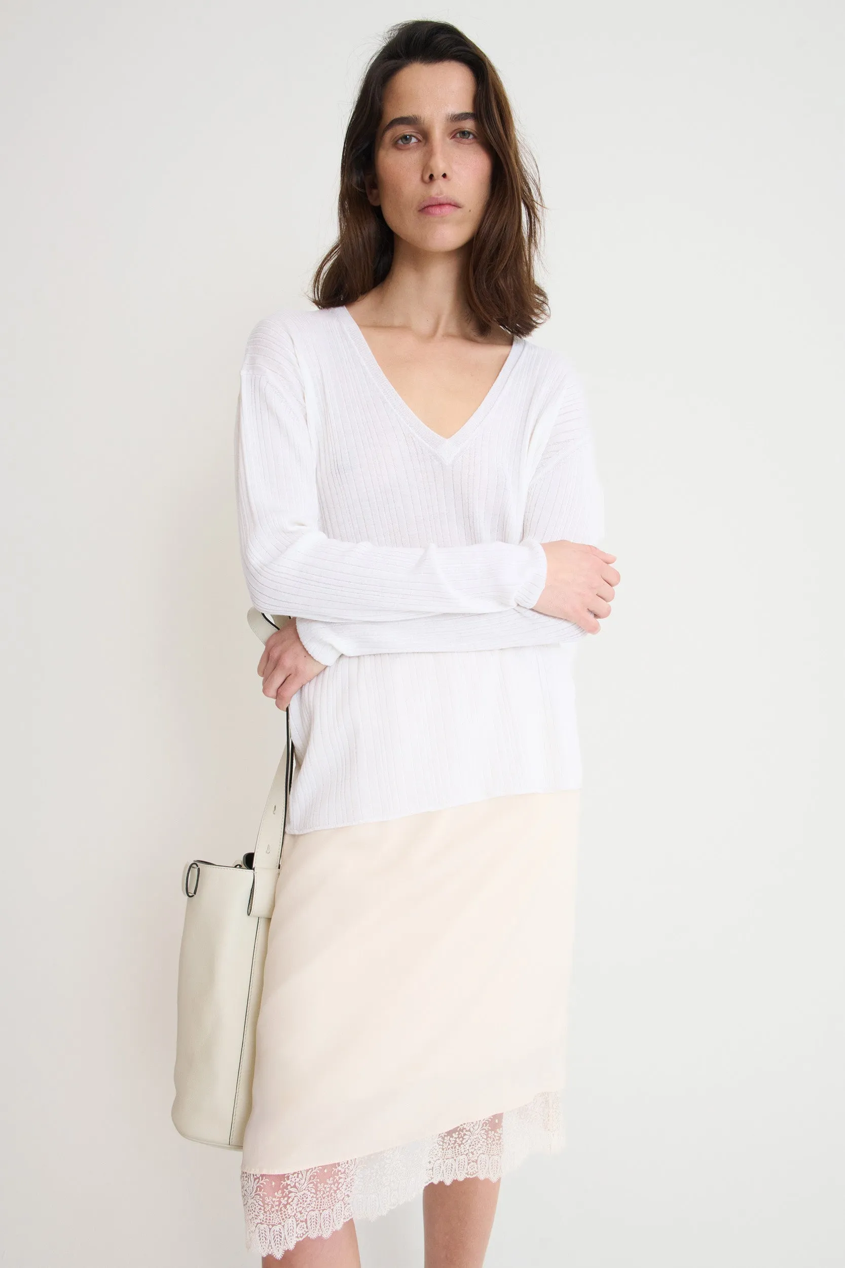 Ecru Mirage Sweater sold by Musier Paris product image thumbnail 3