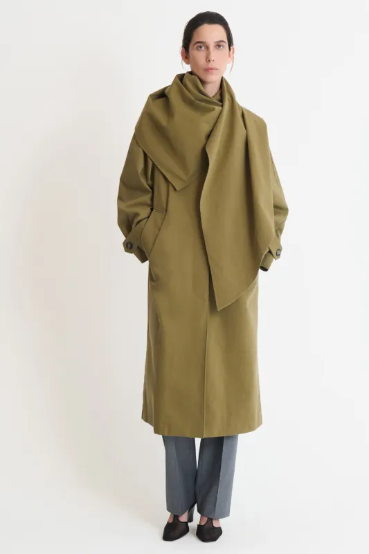 Khaki Brume Trench made by Musier Paris