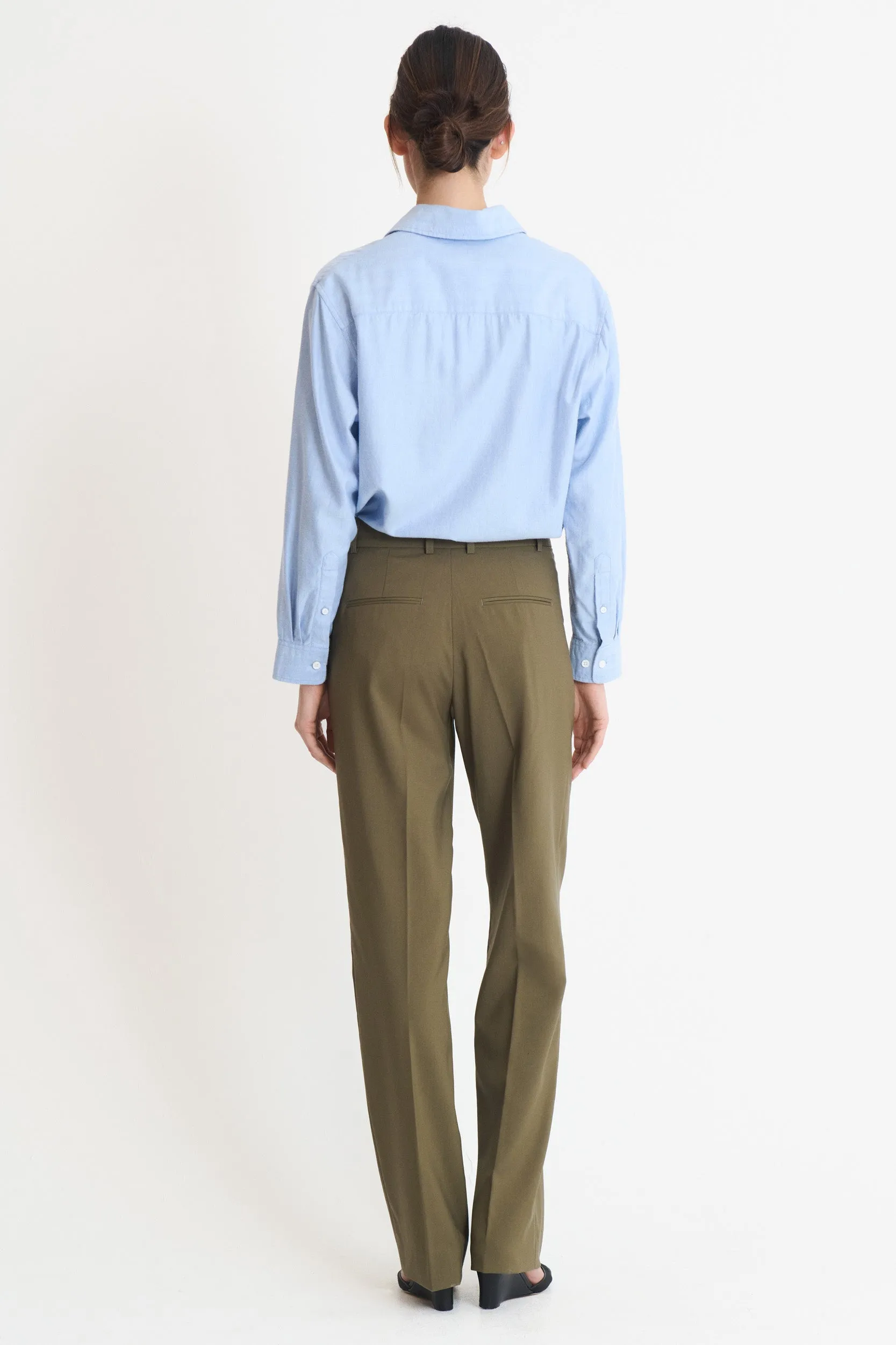 Julia Taupe Trousers sold by Musier Paris product image thumbnail 4