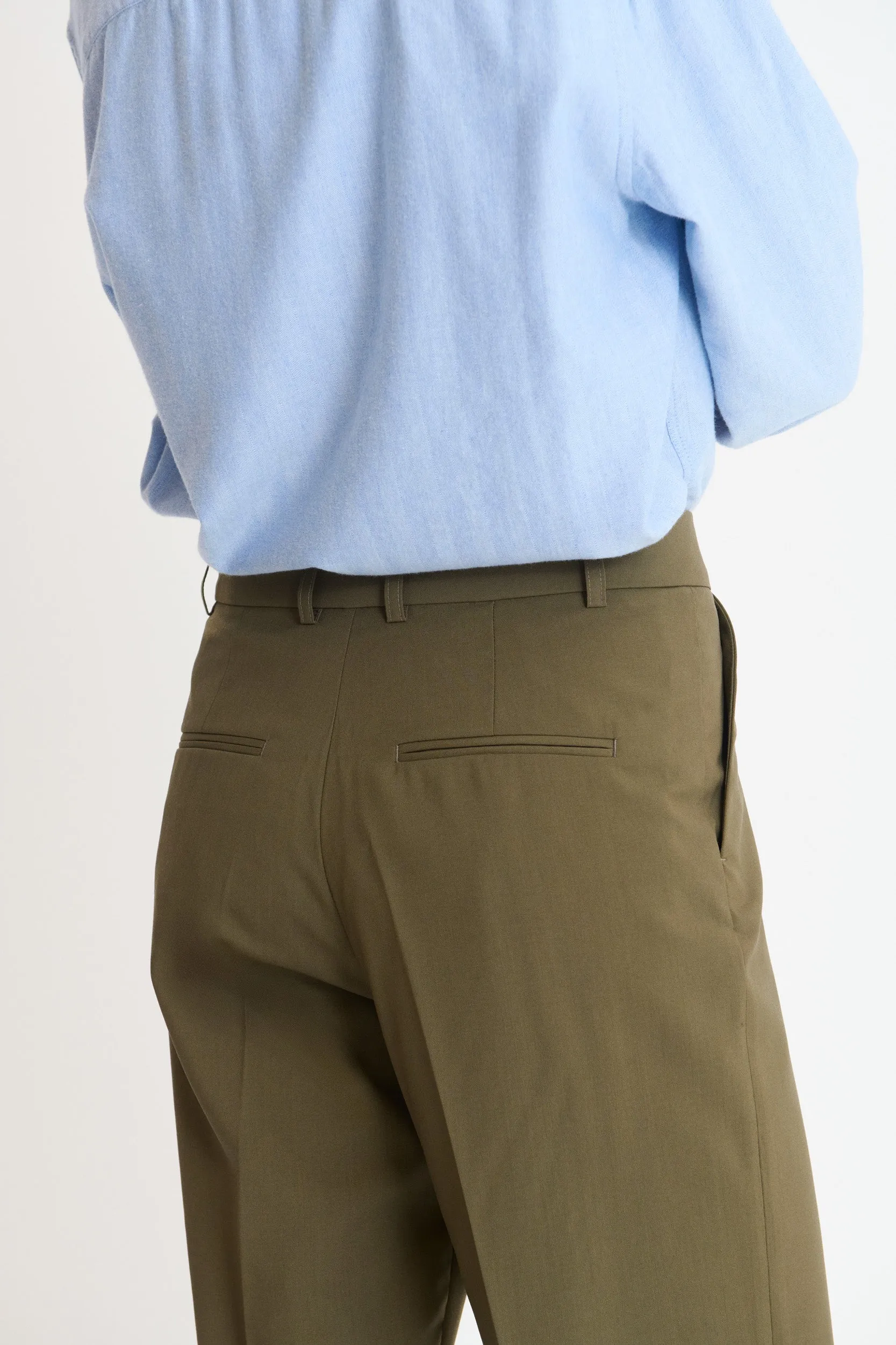 Julia Taupe Trousers sold by Musier Paris product image thumbnail 2