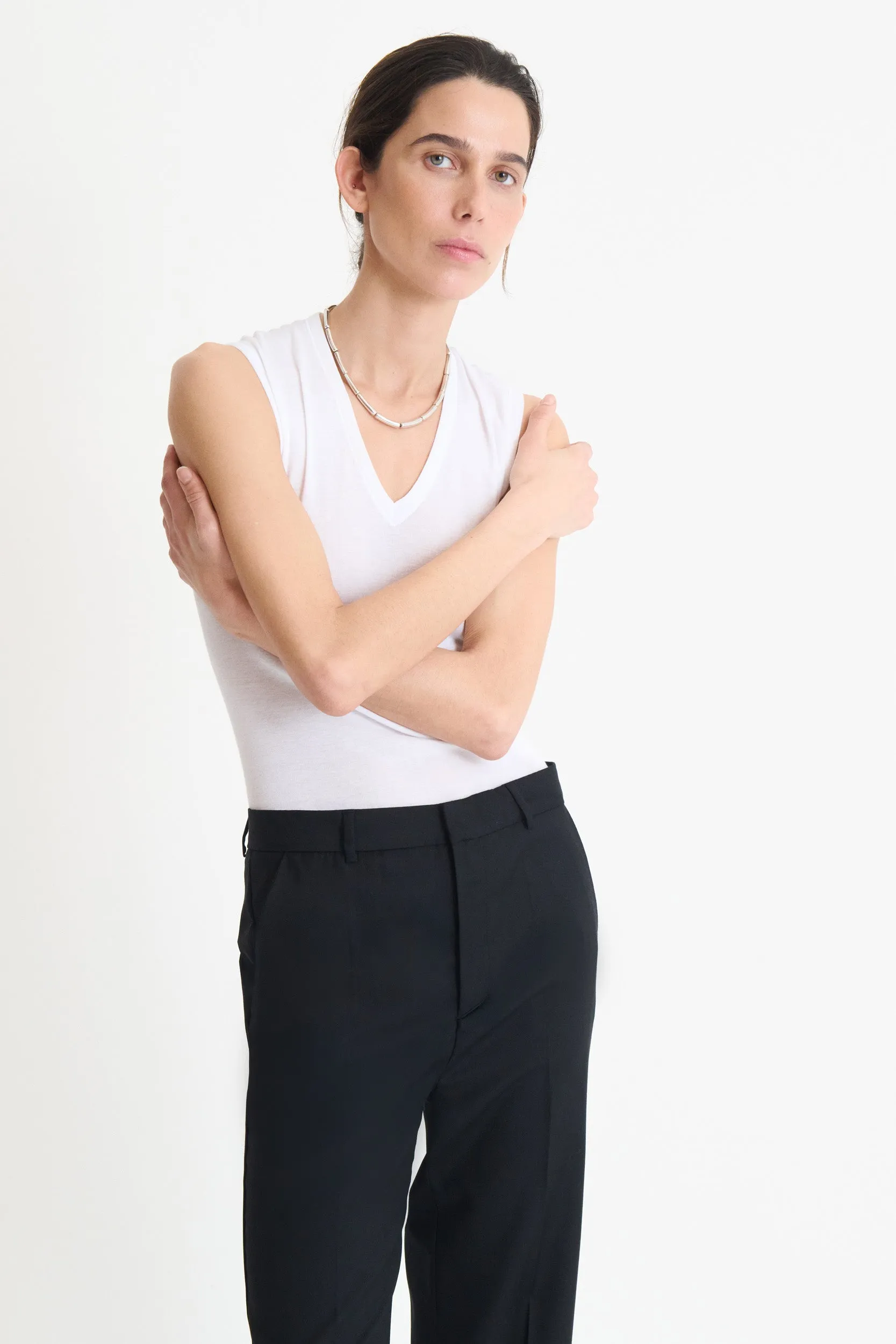 Halo Black Trousers sold by Musier Paris product image thumbnail 3