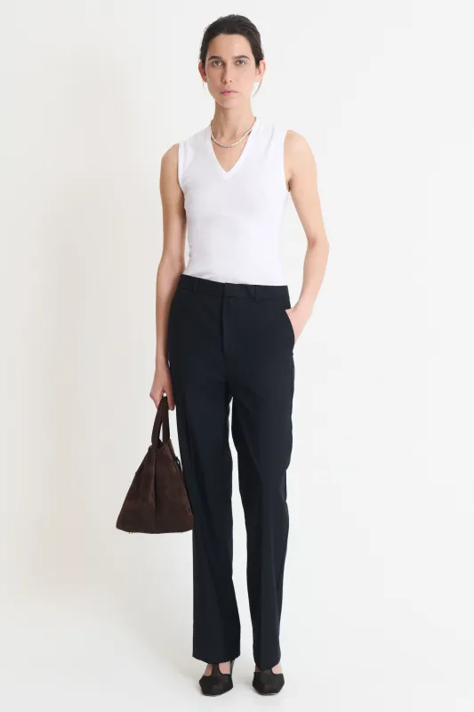 Halo Black Trousers made by Musier Paris