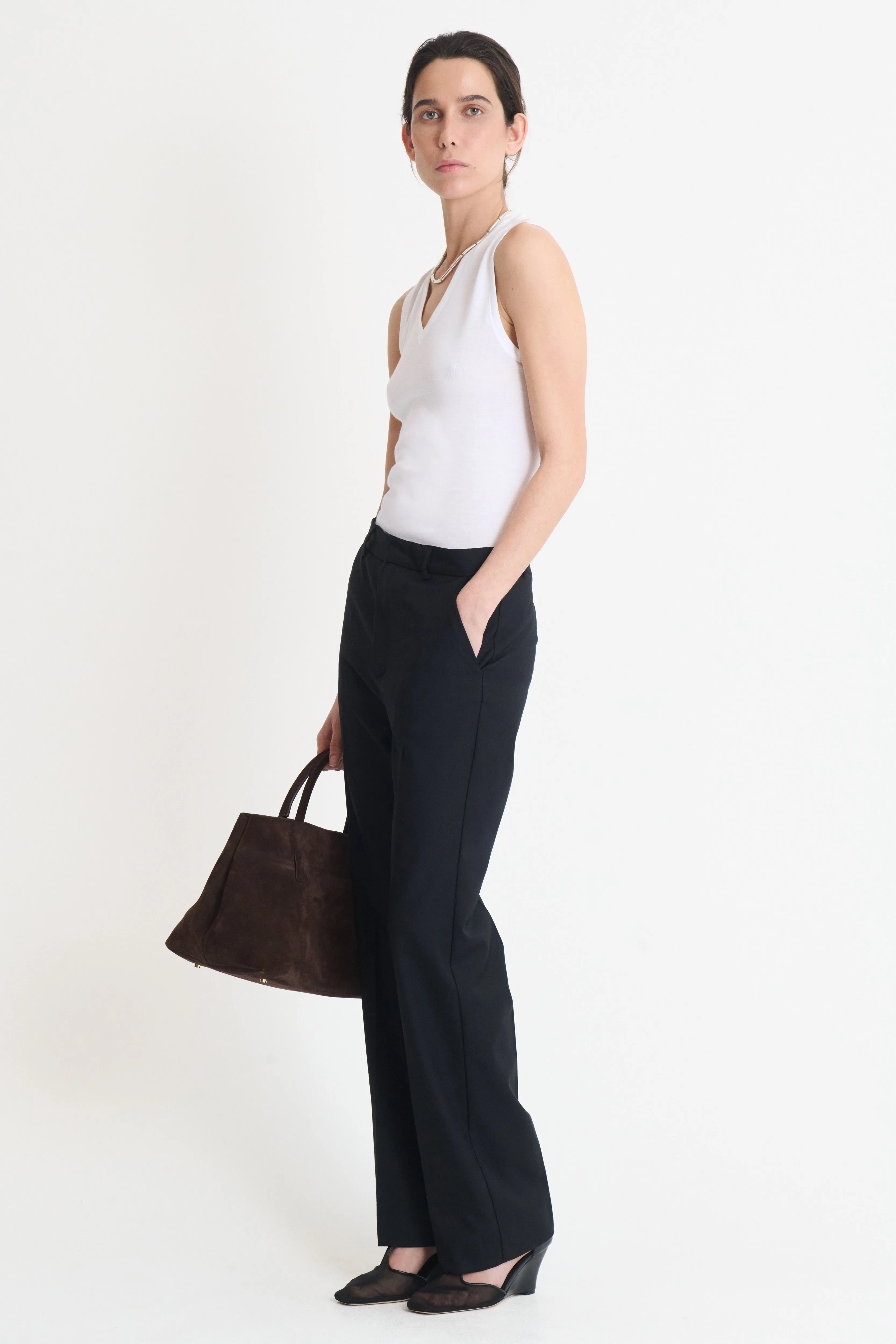 Halo Black Trousers sold by Musier Paris product image thumbnail 4