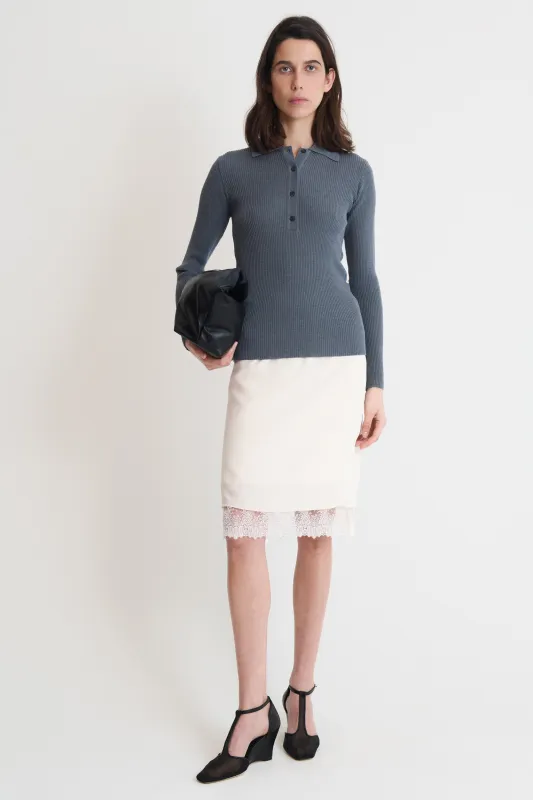 Zakynthos Ecru Skirt made by Musier Paris