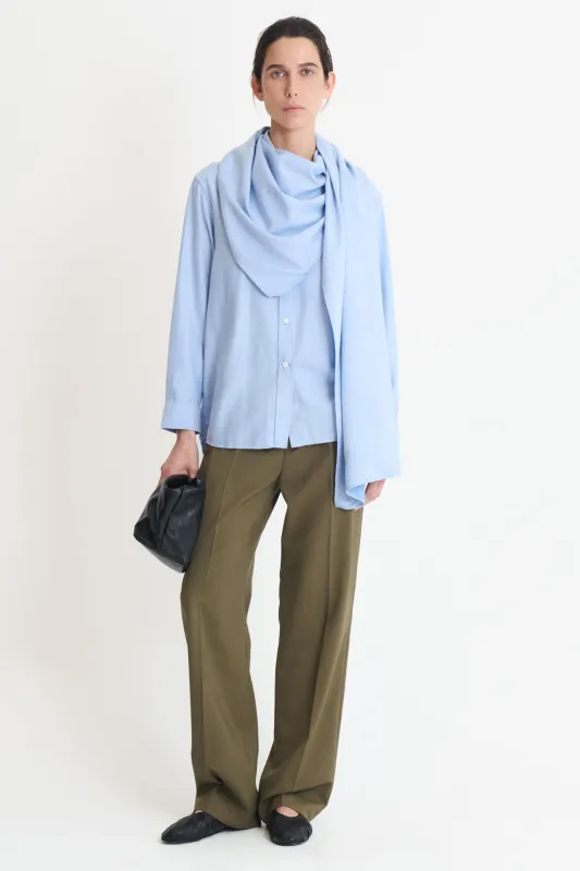 Kali Blue Shirt made by Musier Paris