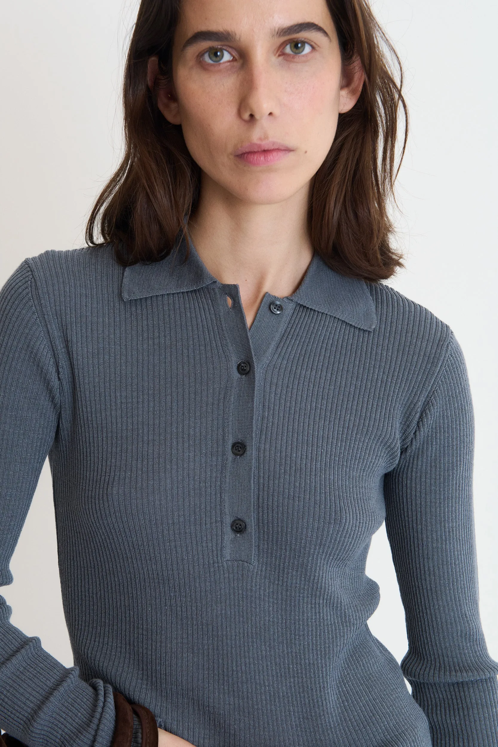 Grey Ecume Polo sold by Musier Paris product image thumbnail 3