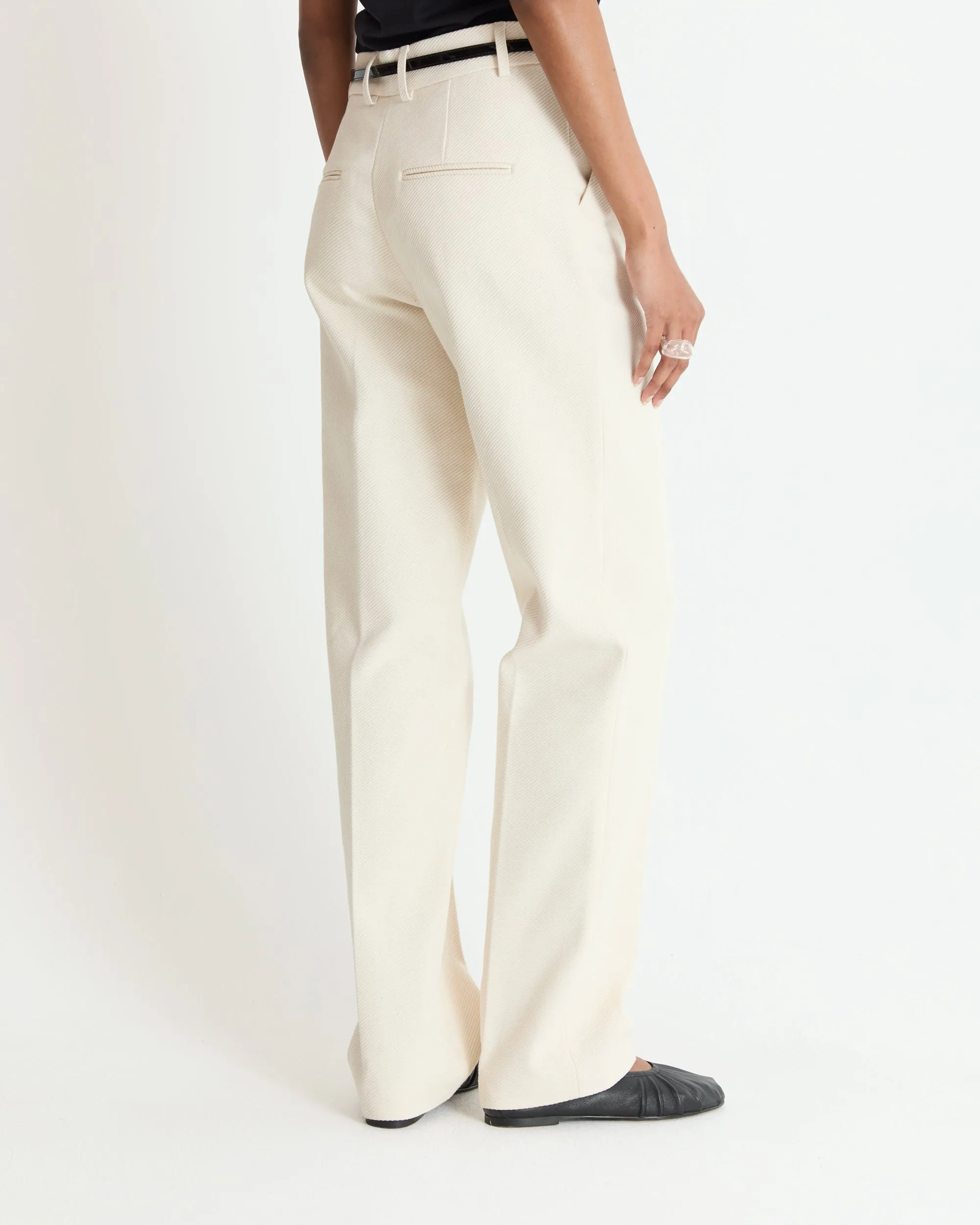 Julia Ecru Trousers sold by Musier Paris product image thumbnail 4