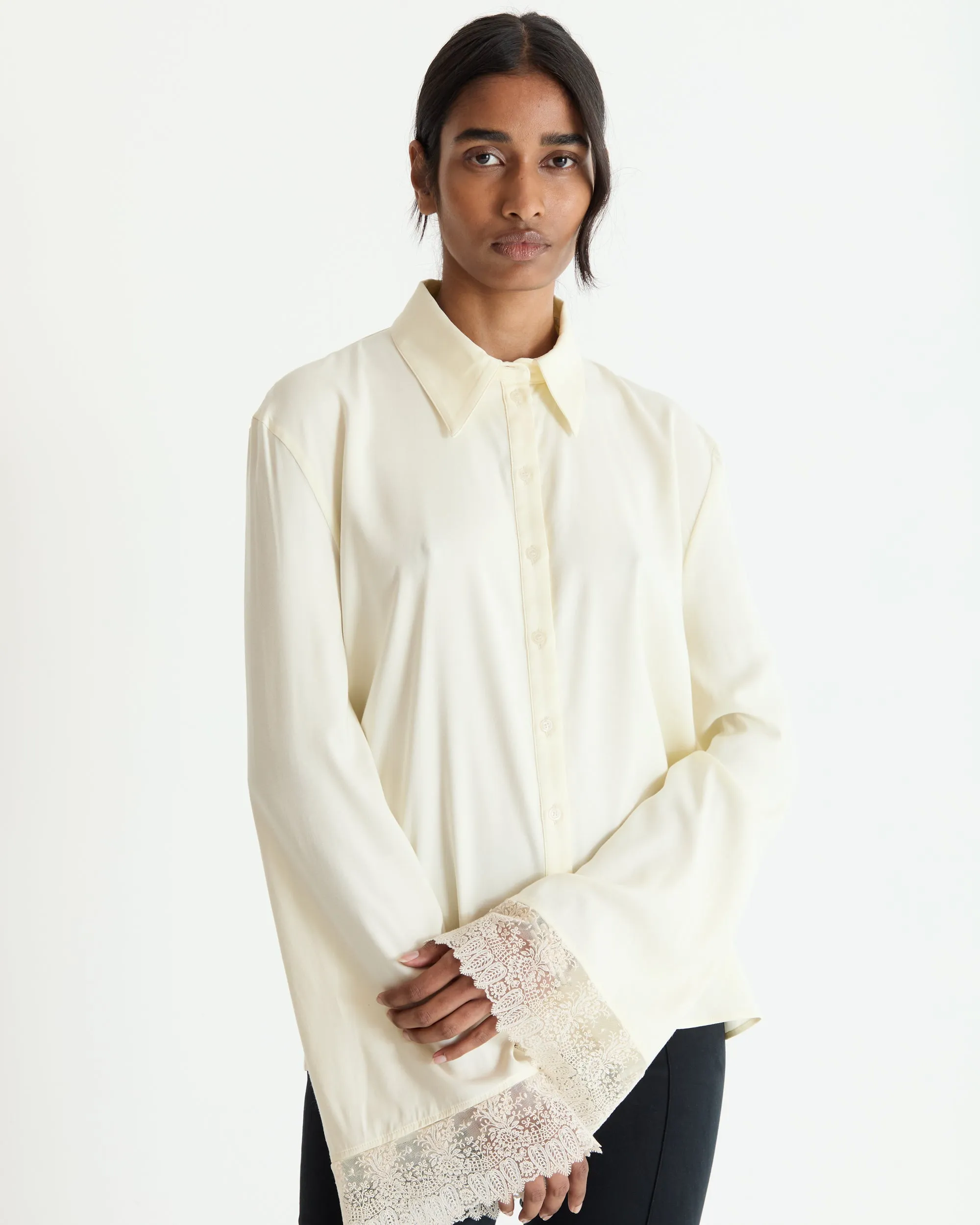 Ecru Aube Blouse sold by Musier Paris product image thumbnail 2