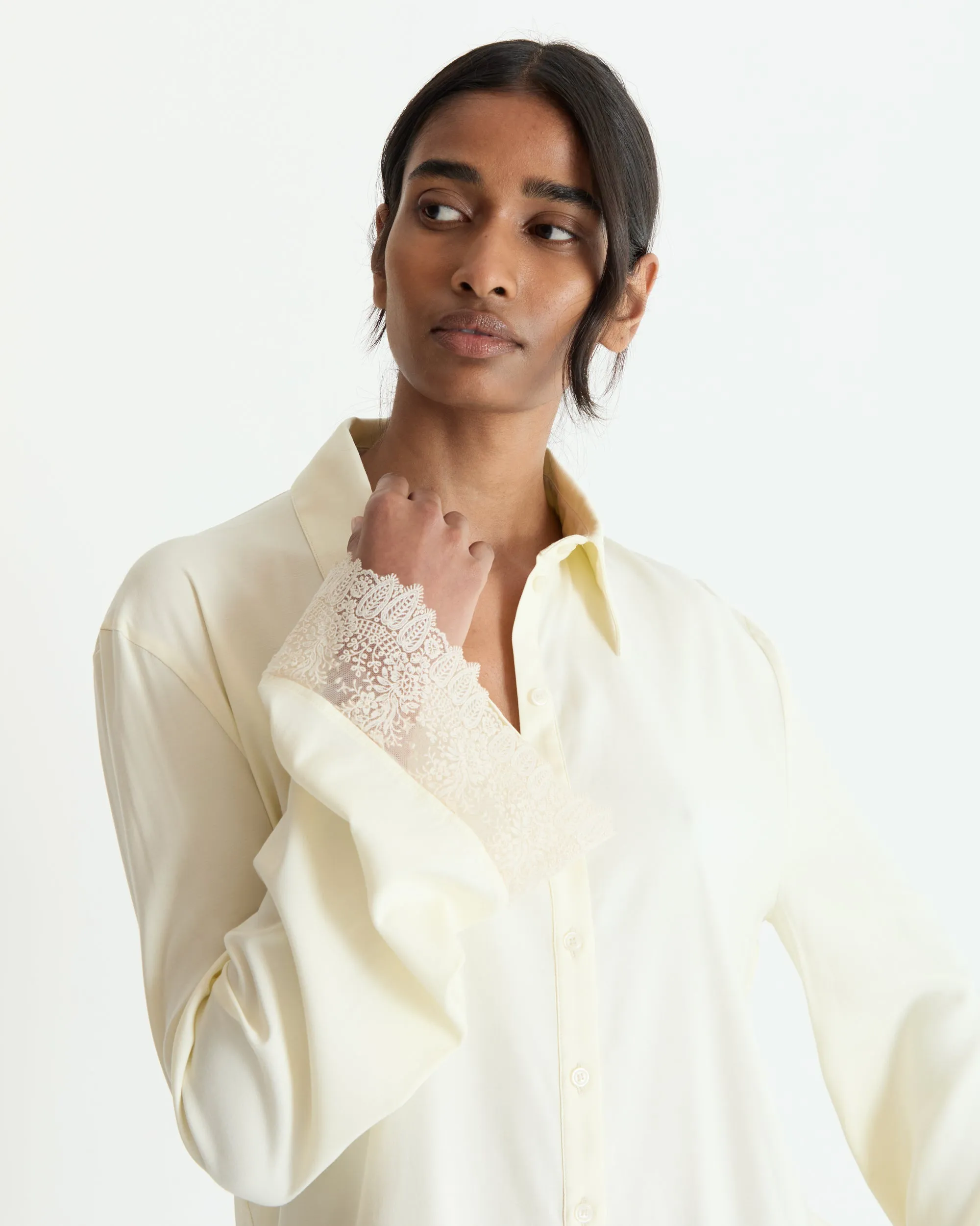 Ecru Aube Blouse sold by Musier Paris product image thumbnail 3