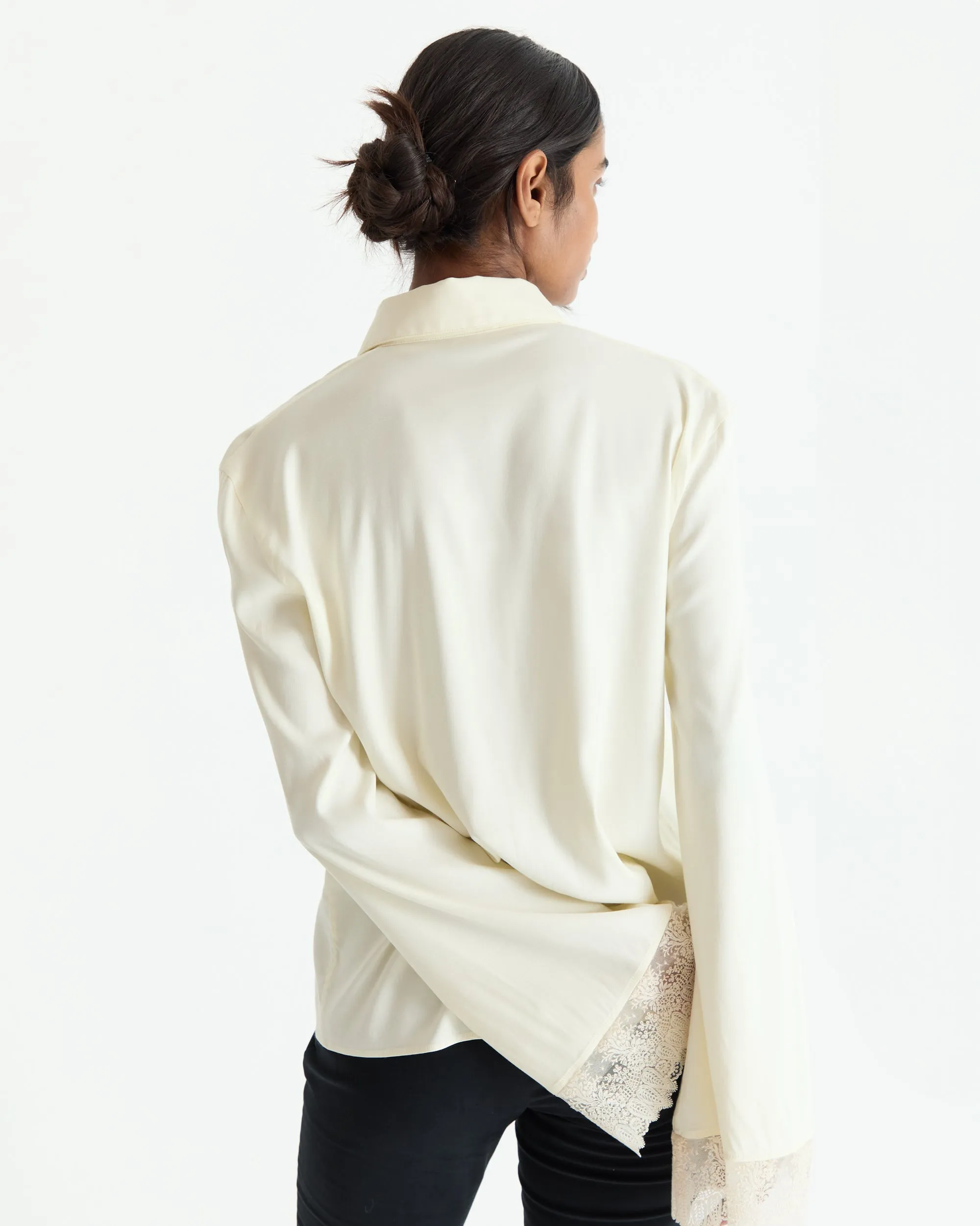 Ecru Aube Blouse sold by Musier Paris product image thumbnail 4