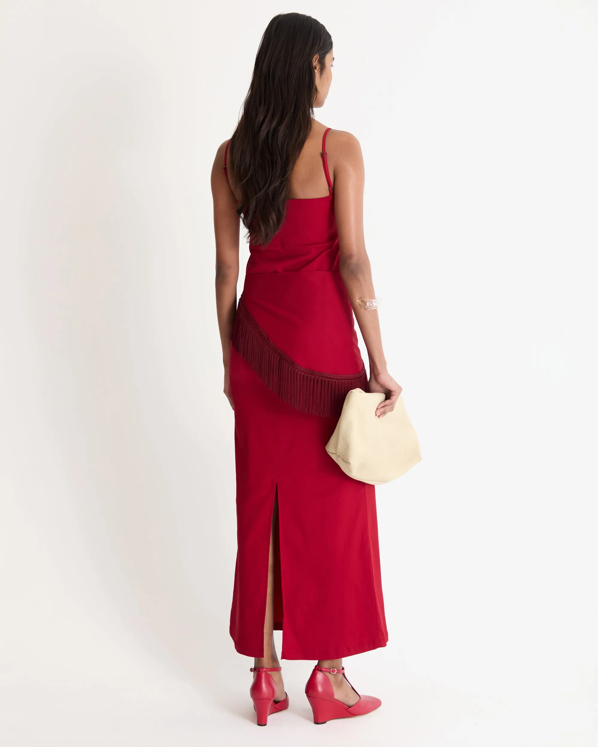 Avola Red Dress sold by Musier Paris product image thumbnail 5