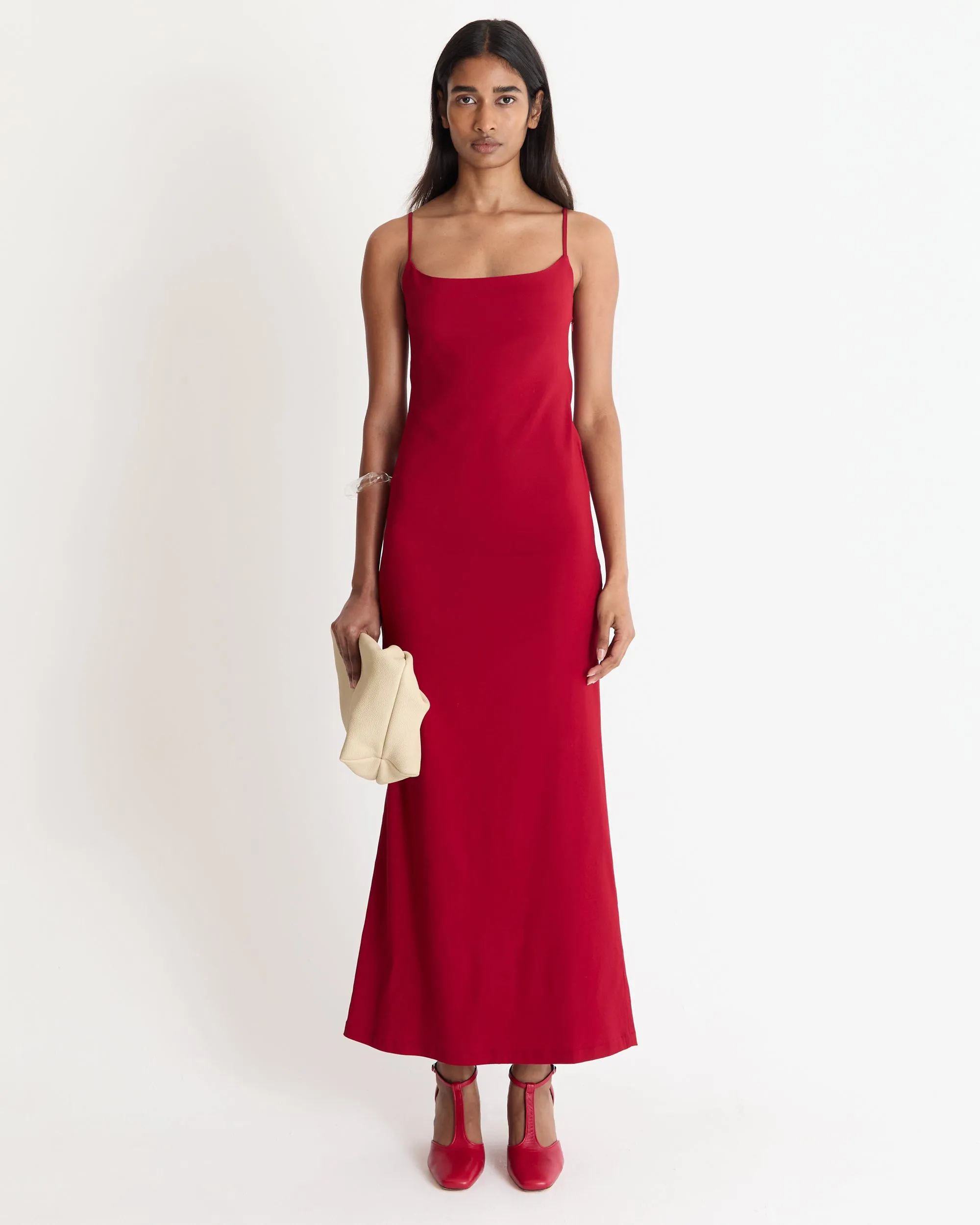 Avola Red Dress sold by Musier Paris product image thumbnail 2
