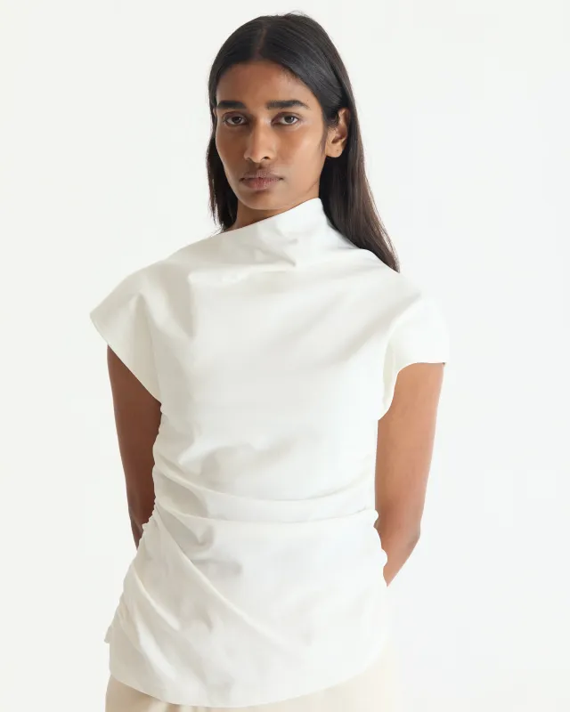 Ecru Abelina Top made by Musier Paris