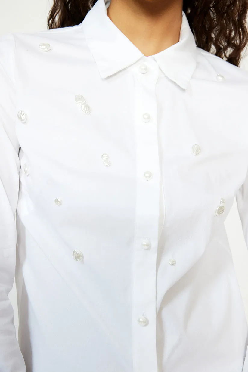 beaded shirt rys sold by Musier Paris product image thumbnail 2