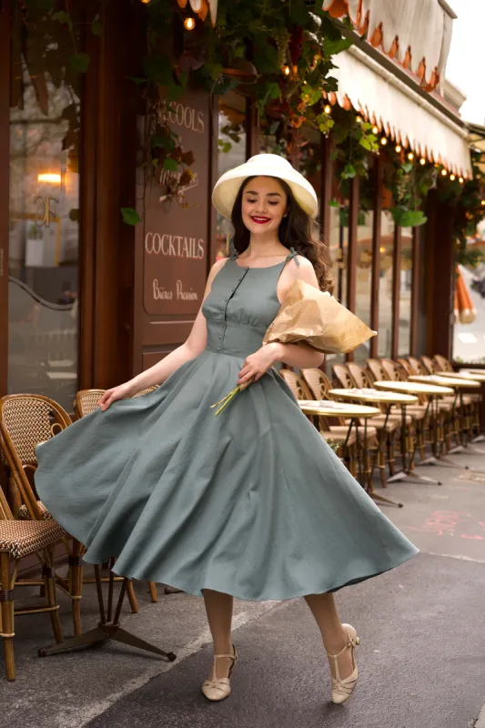 Corie Tie Strap Midi Dress made by GAALA