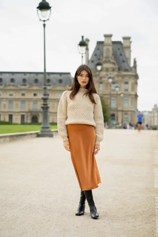 Aurelia Silk Skirt sold by GAALA