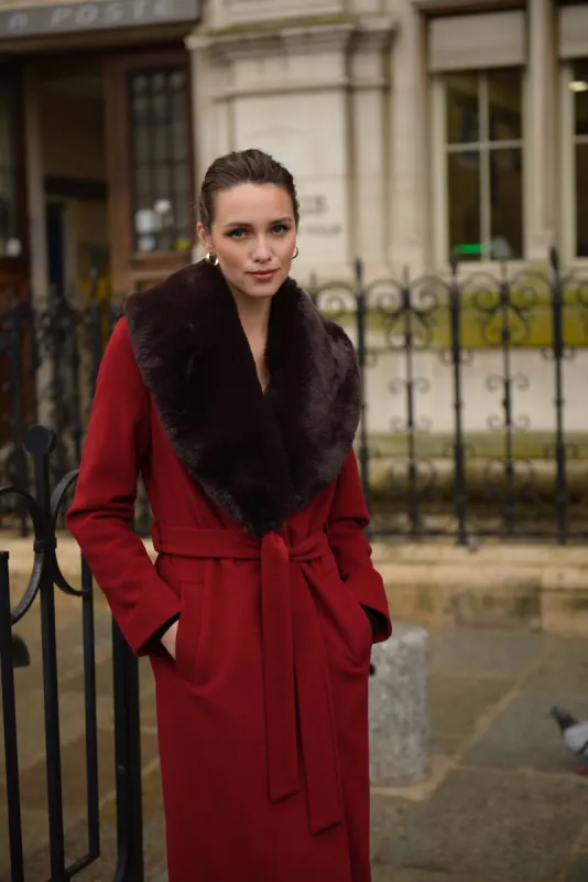 Angelica Wrap Coat sold by GAALA